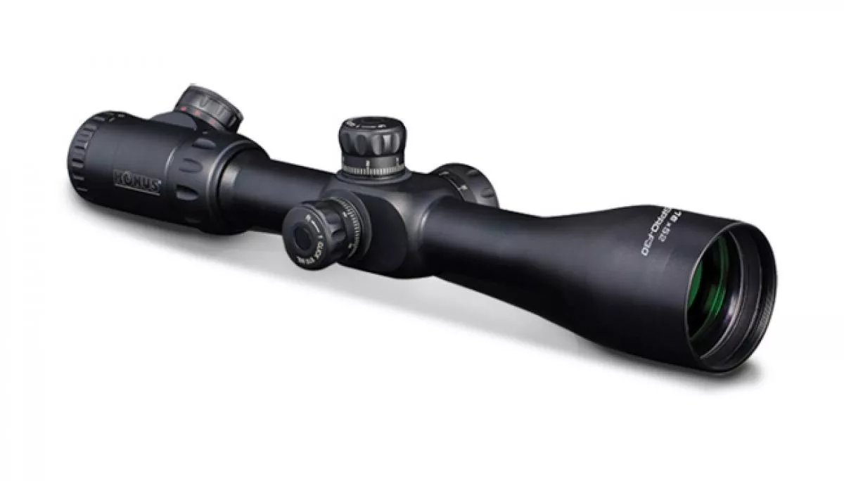 Konus 4x-16x52mm Rifle Scope – Engraved 550 Ballistic Reticle