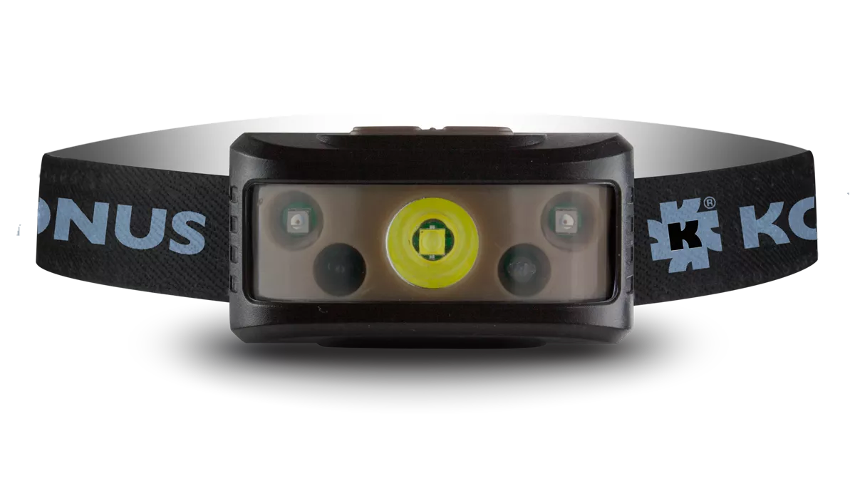 Konus Konusflash-7 Rechargeable Headlamp 236 lumens 4 modes w Hand Motion Sensor