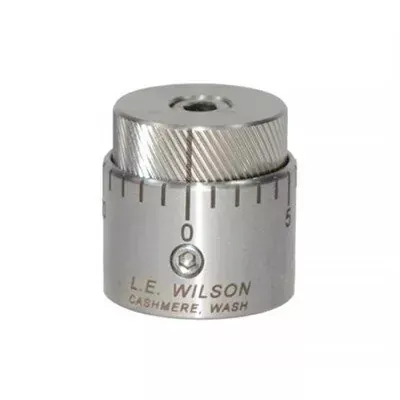 L.E. Wilson, Inc. Micro-Adjustable Bullet Seater Cap