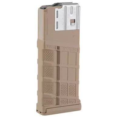 Lancer Systems L7 AWM Advanced Warfighter Magazine LR-308, SR-25 308 Winchester 20-Round Polymer Translucent Clear