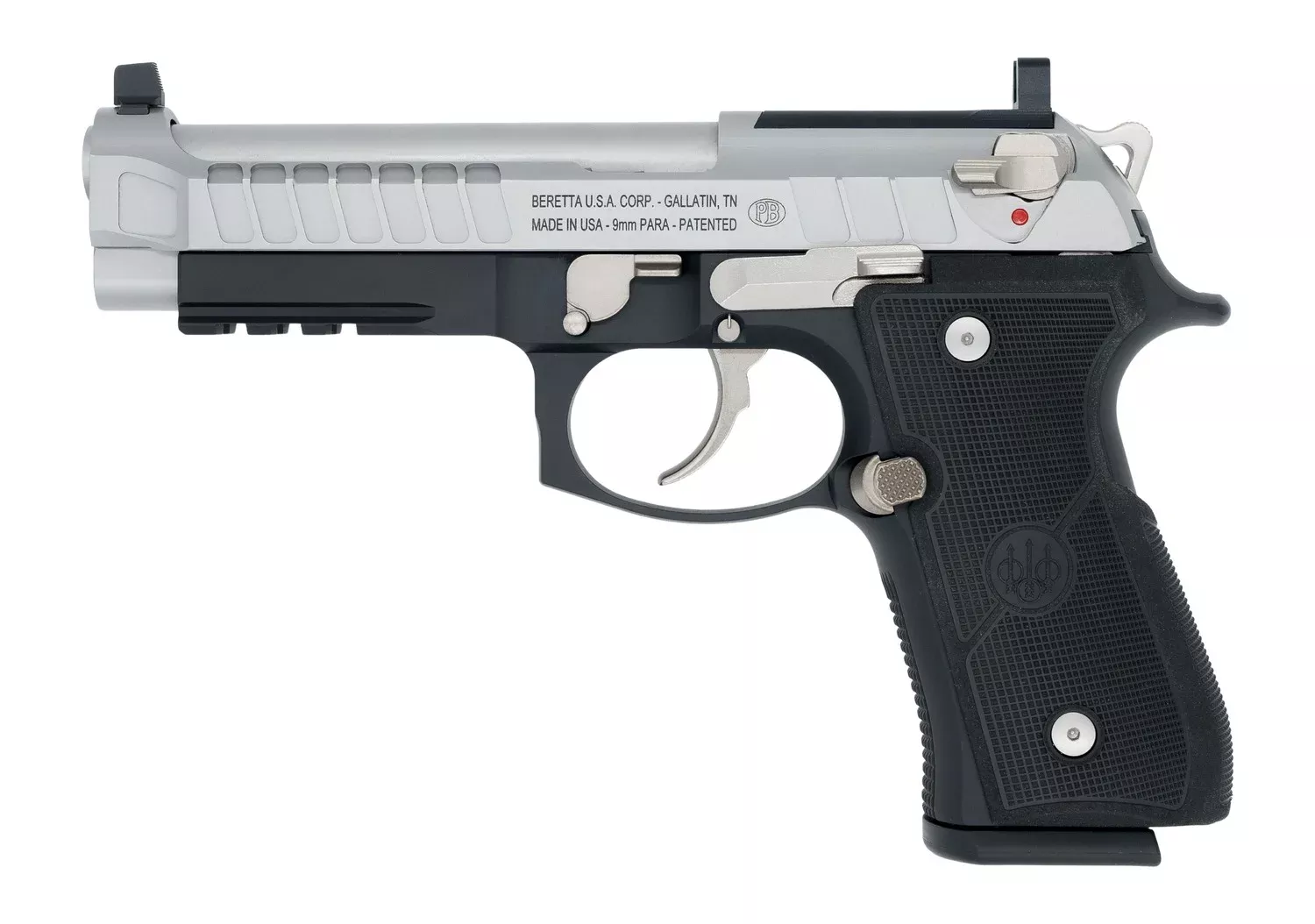 Langdon Tactical Tech 92E2TJNRR Beretta 92 EliteFull Size Frame 9mm Luger 18+1 4.70″ Stainless Steel Barrel, Inox Stainless Steel Optic Ready/Serrated Slide, Black Anodized Aluminum Frame w/Picatinn