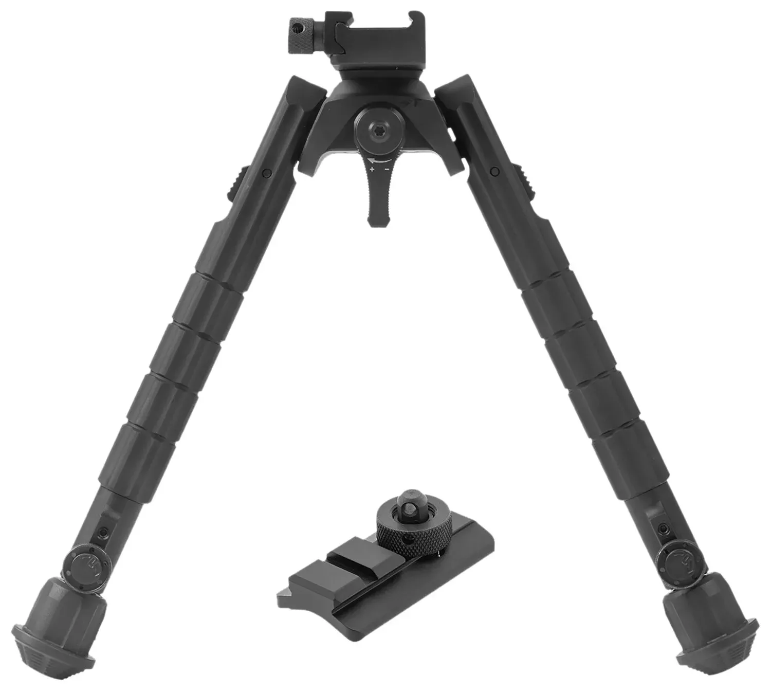 Leapers TLBP03B Bipod Black Anodized 8-12″ Aluminum