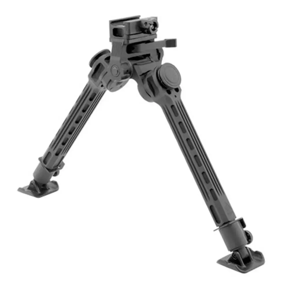 Leapers UTG Big Bore Full Stability Bipod 9″-14″ Center Height Black