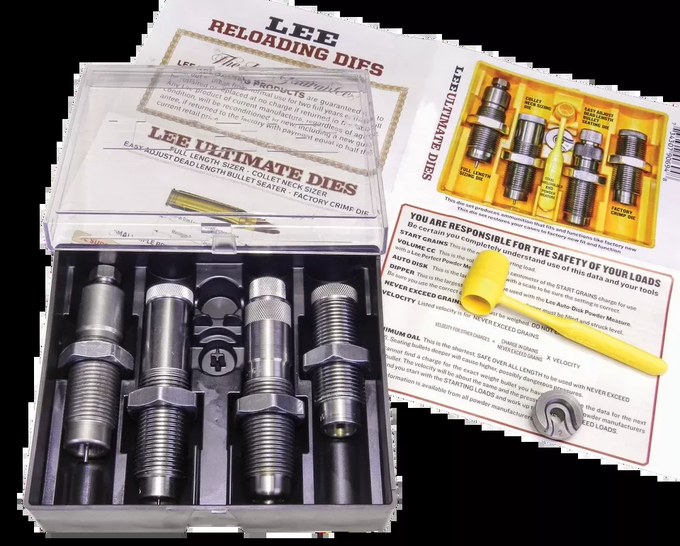 Lee Precision 90556 Ultimate 4-Die Set for .243 Winchester Rifles