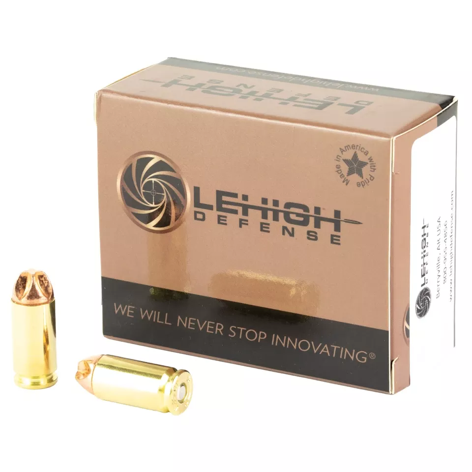 Lehigh Xtreme Defense .40 S&W 115 Grain Ammunition - 20 Rounds/200 Rounds