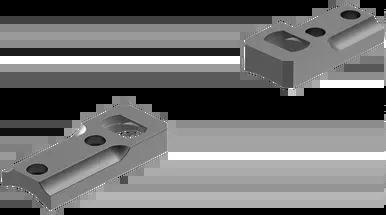 Leupold 51707 Dual Dovetail Base Set Matte Black