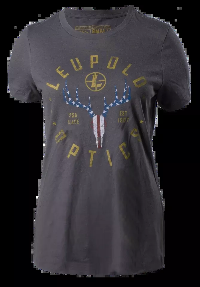 Leupold Women's American Whitetail Gray Short Sleeve Shirt - XL