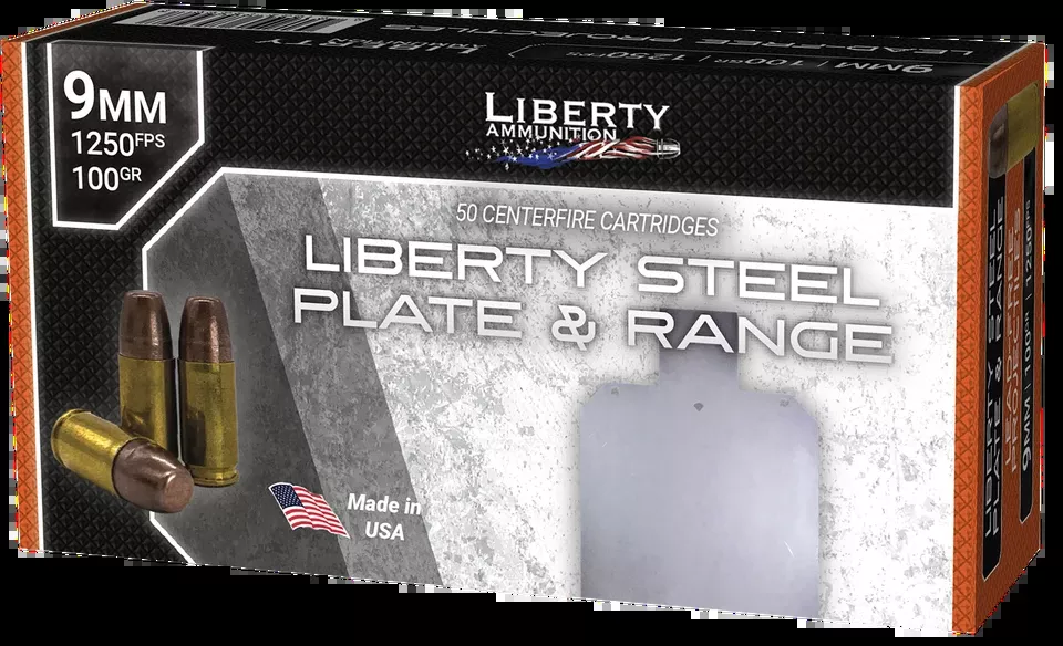 Liberty Ammunition 9mm 100gr LAR90662 - 50 Rounds/Box, 25 Boxes/Case