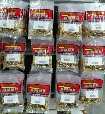 Lightning Ammo Reman. Cleaned & Polished Brass .40S&W 100/ct Bag