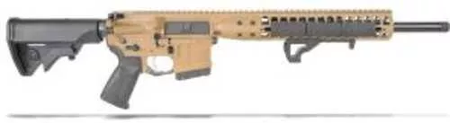 LWRC Direct Impingement Semi-Automatic Rifle .350 Legend 16.1" Barrel (1)-5Rd Magazine B5 Systems Stock Flat Dark Earth Cerakote Finish