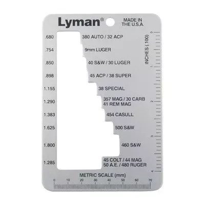 Lyman Pistol & Revolver E-Zee Case Gauge