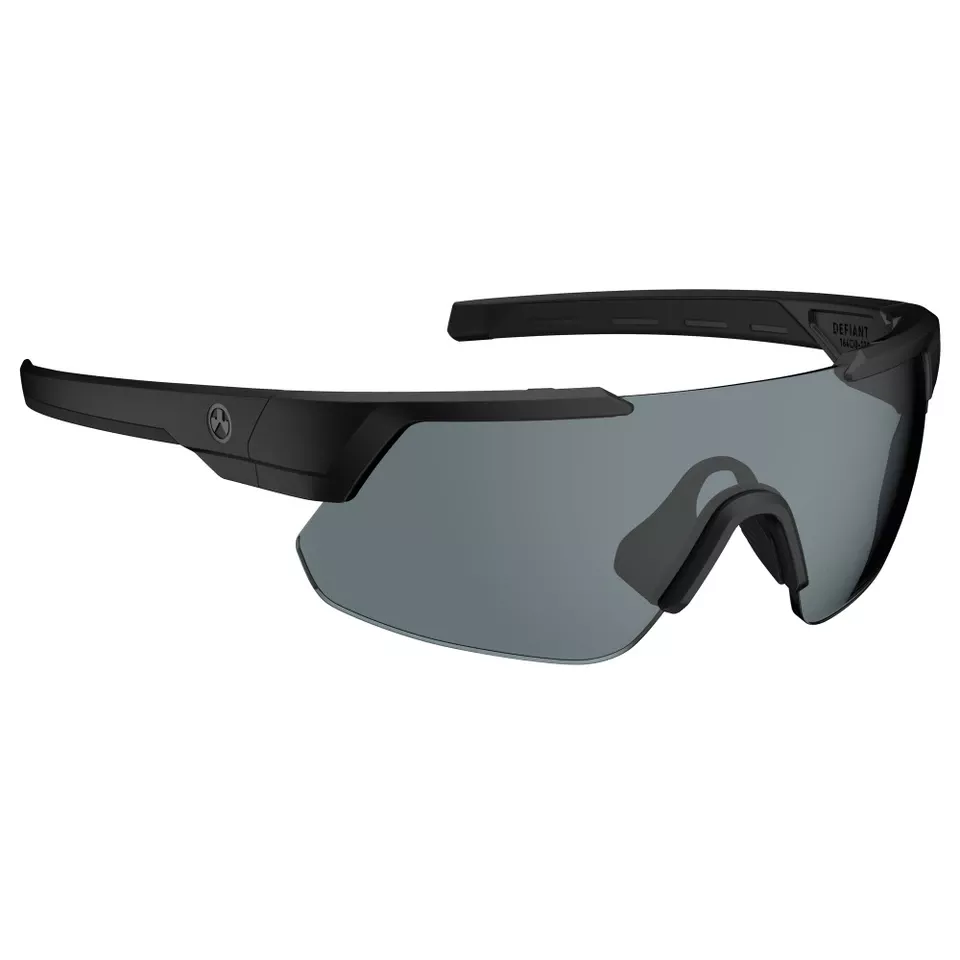 Magpul Defiant Black Frame with Polarized Gray Lenses