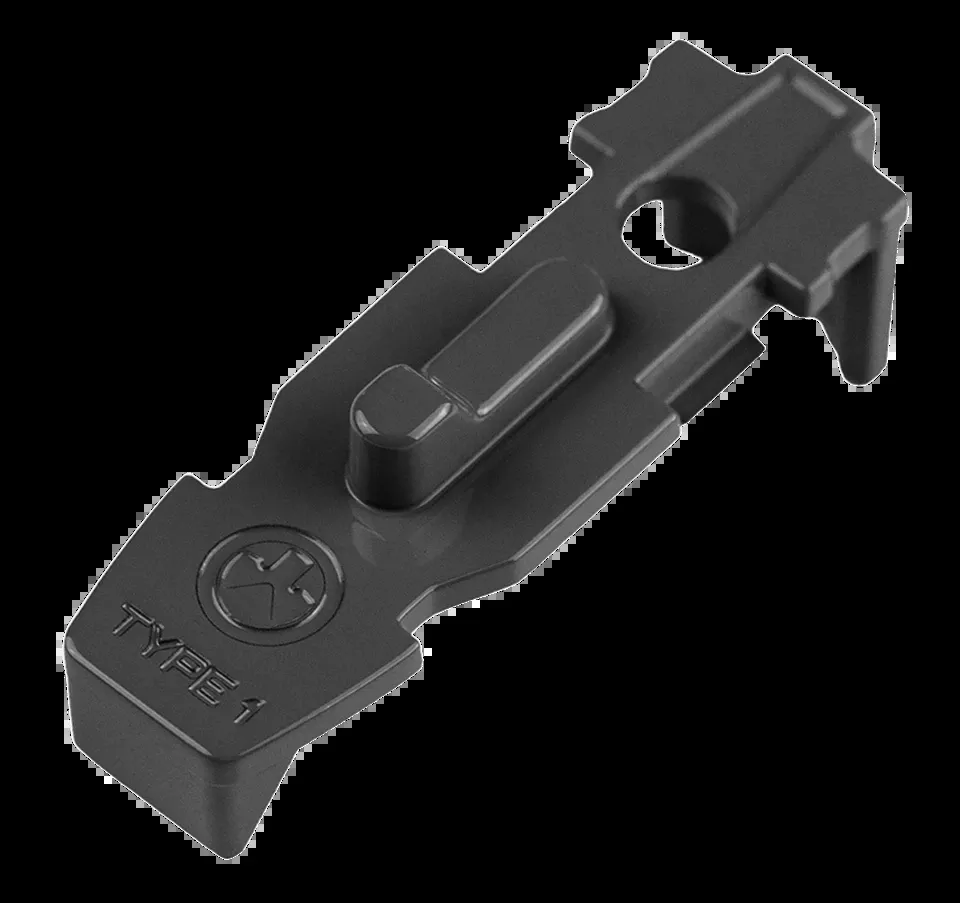 Magpul MAG803-BLK Tactile Lock-Plate Type 1 for PMAG AR/M4 GEN M3 Floor Plates - 5 Pack