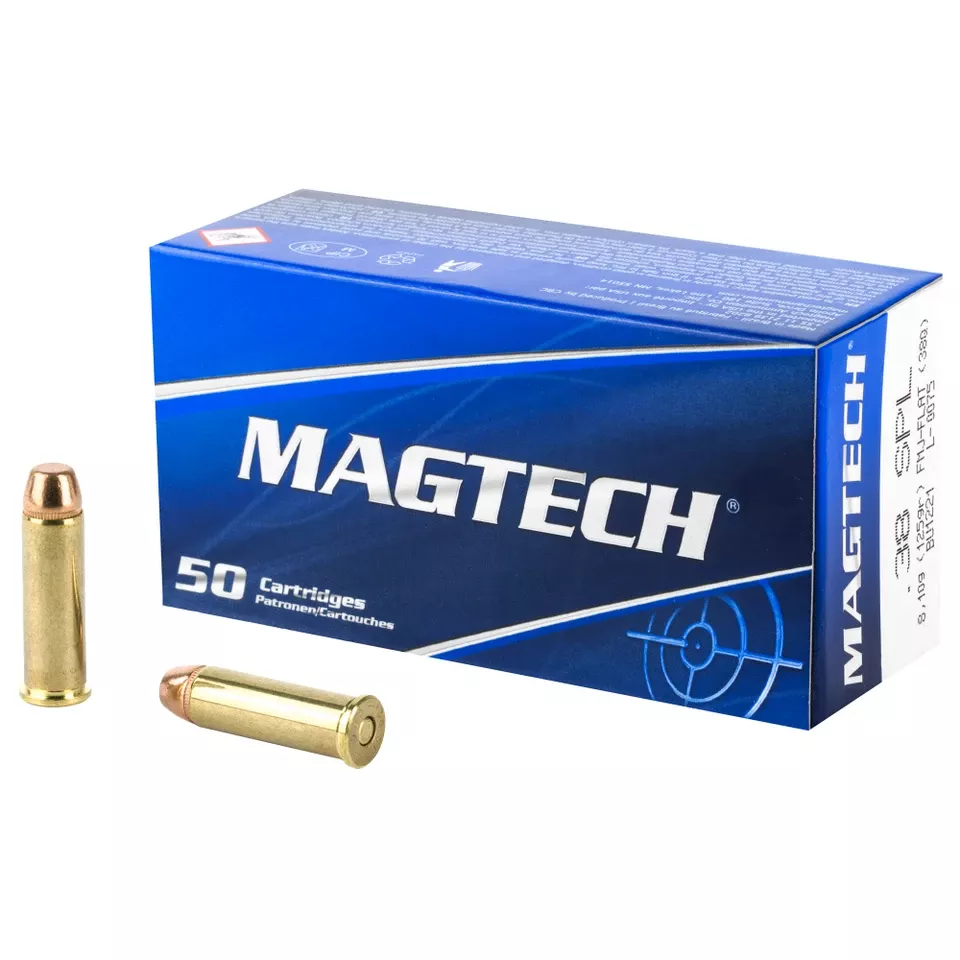 MAGTECH 38 Special 125 Grain FMJ Flat Nose Ammunition - 50 Rounds/1000 Rounds