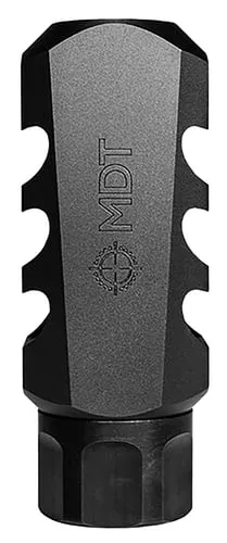 Mdt Sporting Goods Inc 103516BLK Elite Muzzle Brake30 Cal 7.62mm Black Steel 3 Port 5824 tpi UPC: 709951107201