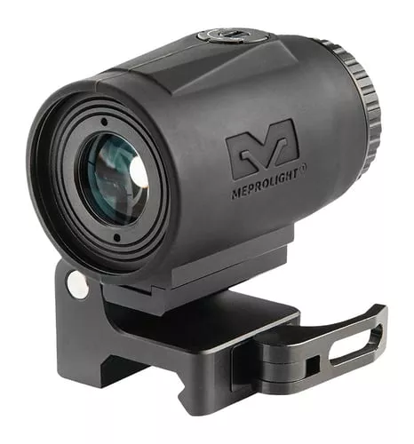 Mepro MMX4 4x Micro Magnifier w Integrated Side Flip Adaptor