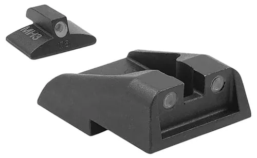 Meprolight USA 195933101 Tru-DotGreen Tritium White Outline Front Sight-Green Tritium White Outline Rear Sight IWI Jericho 941/Baby Eagle