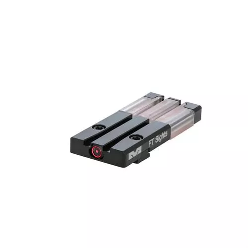 Meprolight USA 631103408 FT Bullseye Rear SightBlack | Red Tritium/Fiber Optic