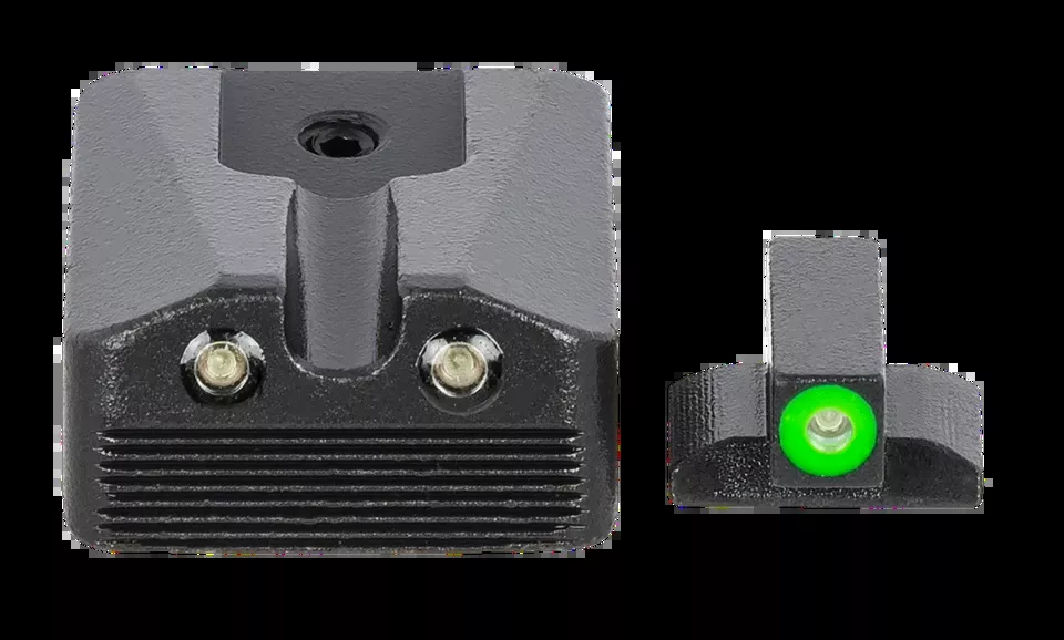 Meprolight USA Hyper-Bright Tritium Sights for Kimber 1911 WEDGE - Green Front, Black Rear