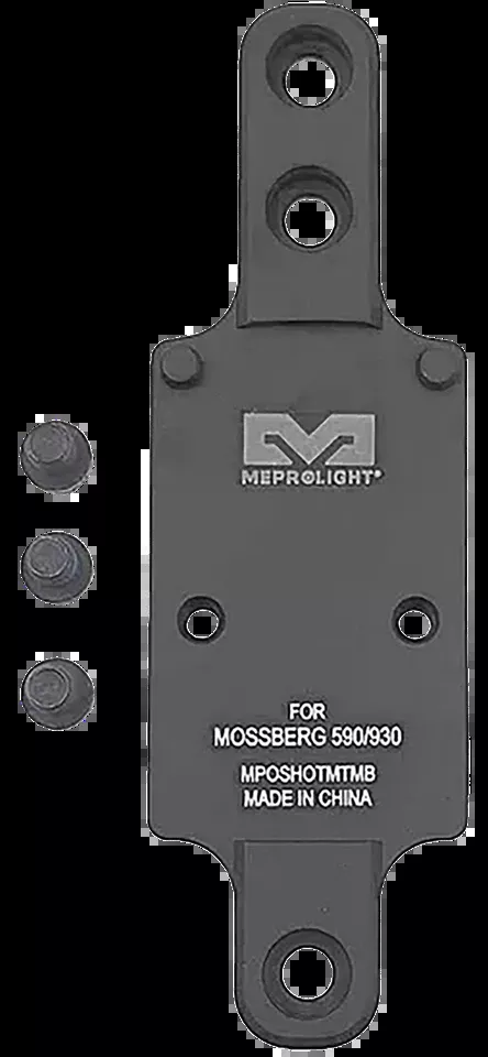 Meprolight USA Optics Plate for Mossberg Shotguns - Matte Black Aluminum, RMR Footprint