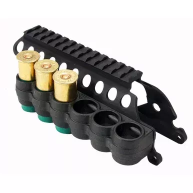 Mesa Tactical SureShell Polymer Rail Mount Remington 870 6-Shell 12 Gauge