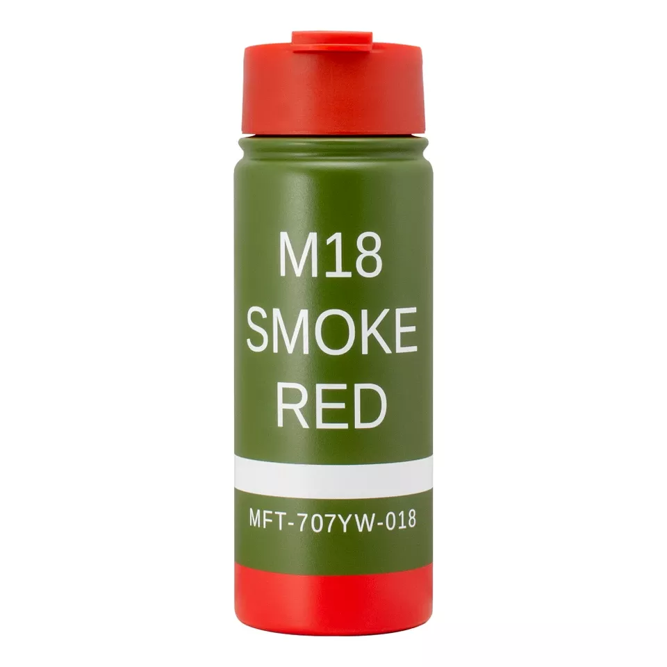 MFT M18 Red Smoke 16oz Tumbler with Flip-Top Lid