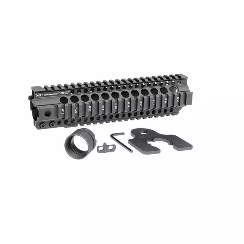 Midwest Industries 9.5” Combat Quad Rail T-Series Free Float Handguard