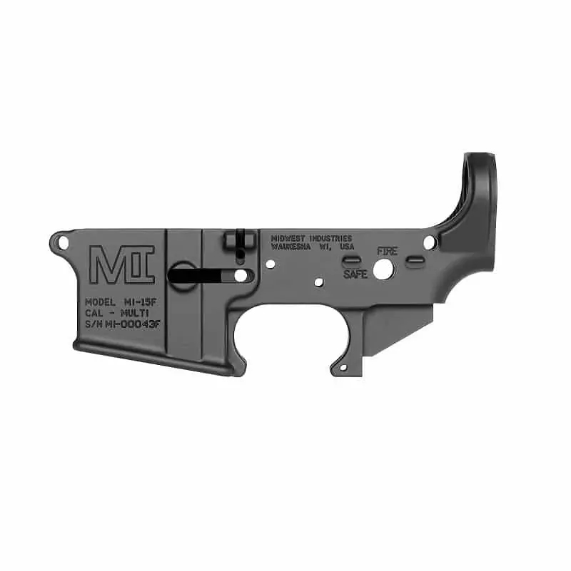 Midwest Industries AR15 Stripped Forged Lower Receiver