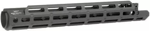 Midwest Industries Handguard Fits HK 91 and Clones M-Lok Compatible Mil-Spec Top Rail Black Finish MI-HK91M