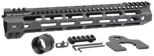 Midwest Industries MICRLW12625 Combat Lightweight AR-15 Black Hardcoat Anodized Aluminum/Polymer 12.625″ Picatinny/M-LOK
