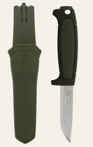 Morakniv Risberg,3.58″ Blade, Stainless Steel, Deep Forests Geen