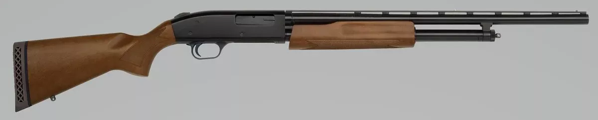 Mossberg 500 20ga 22″ Bbl Bantam Blue