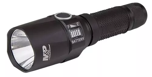 MP Accessories 1097919 Night Terror Compact Flashlight Black Anodized White 3236 Lumens Cree LED 282 ft Range UPC: 661120417477