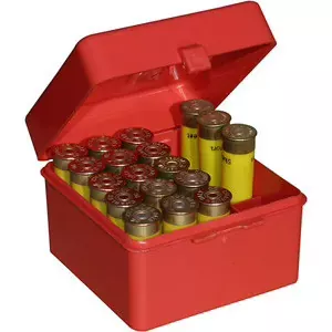 MTM Shotshell 25 Round 20ga Ammo case, Red