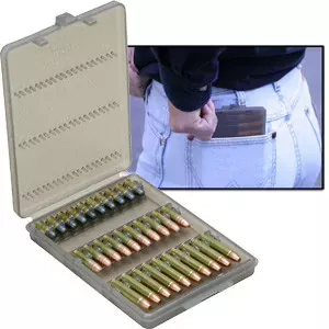 MTM Small Bore Ammo Wallet, 30 rounds, Smoke Grey