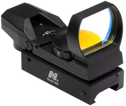 NcStar Red Four Reticle Reflex Optic Sight - Black