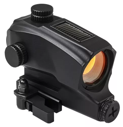 NcStar VDBSOL130 SPD Solar Reflex SightBlack Anodized 1 x 27 mm 2 MOA Red Dot Quick Release