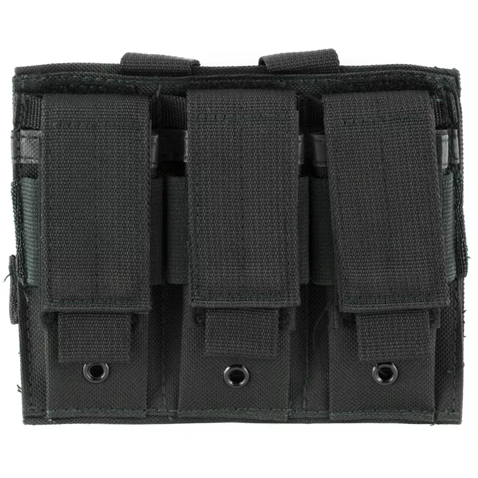 NCSTAR VISM Triple Pistol Magazine Pouch Black