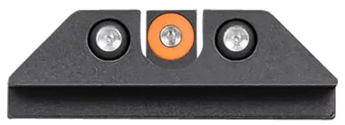Night Fision GLK002007GDPOGZG Night Fision Tritium Night Sights For GlockBlack | Green Tritium Phosphorescent Orange Ring Front Sight Green Tritium Black Ring Rear Sight