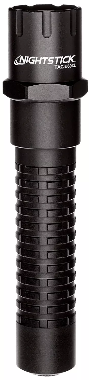 Nightstick TAC560XL Metal Multi-Function Tactical Flashlight-Rechargeable Matte Black 140/350/800 Lumens White LED