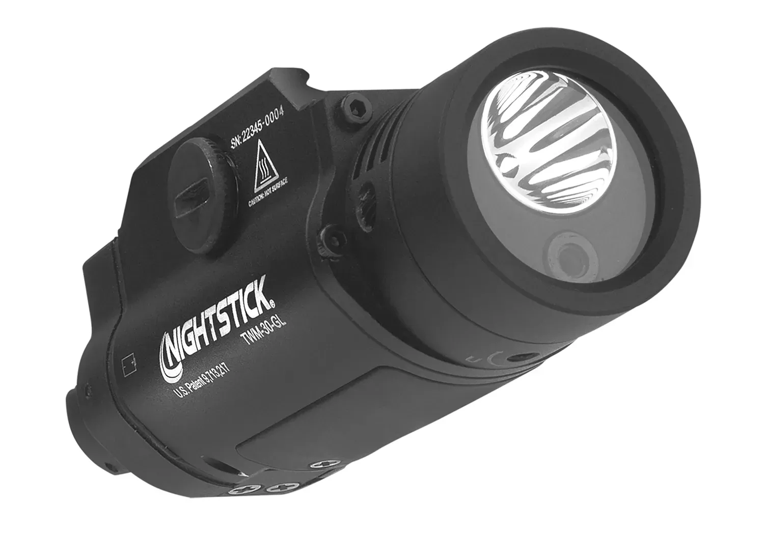 Nightstick TWM-30-GL Tactical Weapon-Mounted Light W/Green Laser Black Aluminum Pistol Green Laser