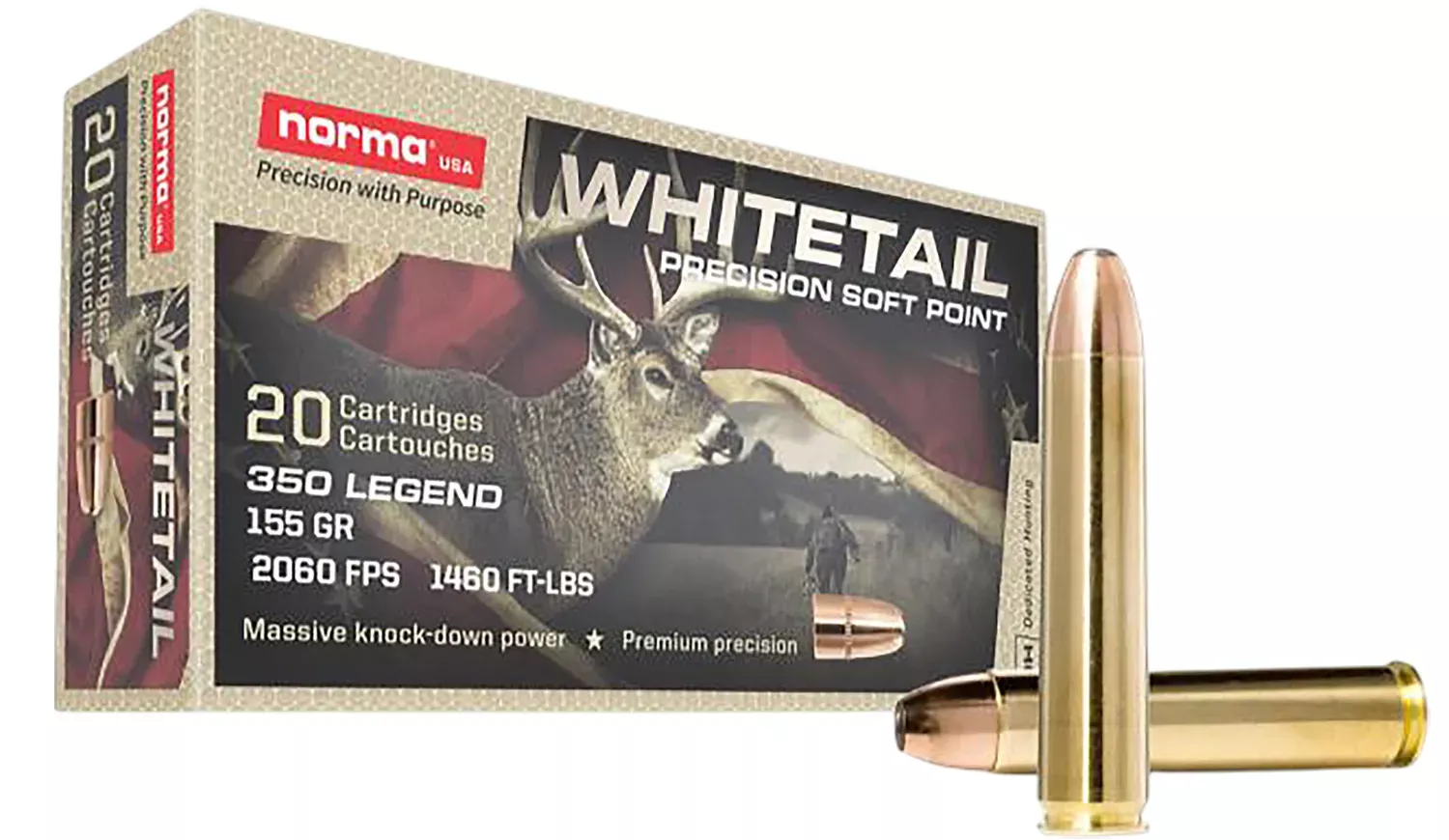 Norma .350 Legend 155 gr, 20-Round Box
