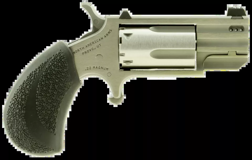 North American Arms PUGDP Pug .22 WMR Revolver with Ported Barrel and XS White Dot Sight