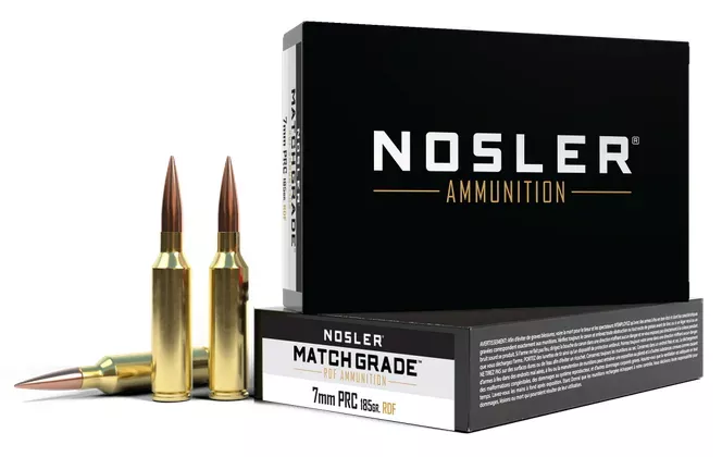 Nos Ammo Match 7mm Prc 185 Grain Rdf Hpbt 20/10