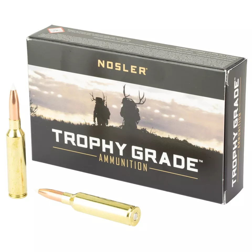 Nosler 7mm PRC 160 Grain AccuBond Ammunition - 20 Rounds/200 Rounds