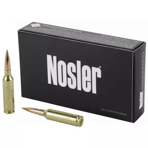 Nosler Match Grade Hyper Velocity Centerfire Ammunition, 6mm Creedmoor, RDF Hollow Point Boat Tail, 105 Grain – 20 Cartridge Box ( 20 / 1 )