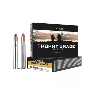 Nosler Safari .416 Rem Mag Ammo 400 Grain Partition 20/ct