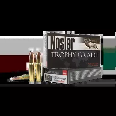 Nosler Trophy Grade 6.5mm Creedmoor 140gr Accubond,Box of 20
