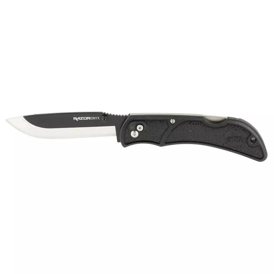 OD Edge Razor Onyx 3.5" Folding Knife Black