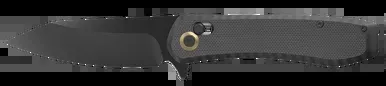 Outdoor Edge Sentinel Folder Pocket Knife 3.15″ Black Blade G10 Handle